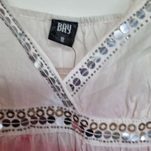 Y2k Bay trading ombre hand dyed summer dressUk 10Sequined detail Bnwt - Picture 5 of 6